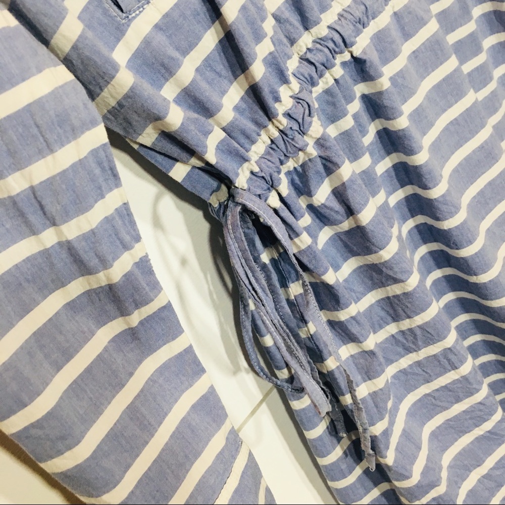 GAP Chambray Striped Blouse Dress Women’s SMALL - Picture 3 of 7